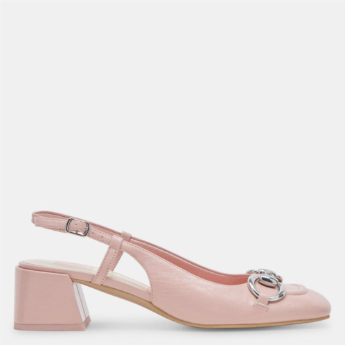 Dolce Vita melli heels pink crinkle patent