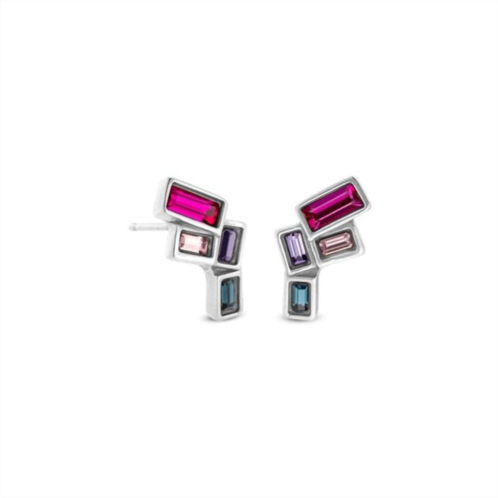 UNOde50 womens glitter by glitter earrings in multi color