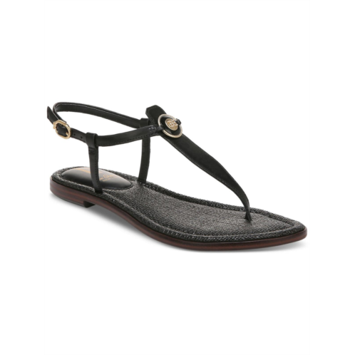 Sam Edelman gigi signet womens faux leather casual thong sandals