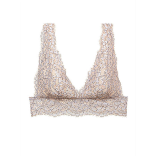 Cosabella pret-a-porter longline bralette in lilac cloud/dusk orchid