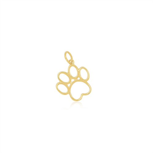 The Lovery mini gold paw charm