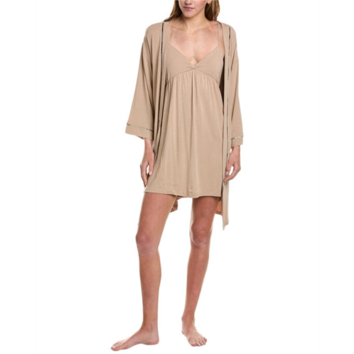 Hale Bob 2pc nightgown & robe set