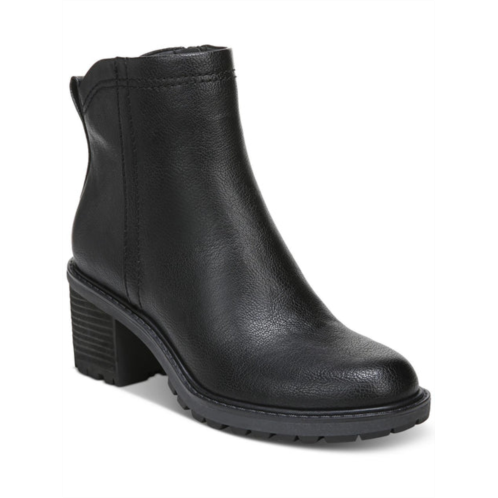 Zodiac greyson womens faux leather booties ankle boots