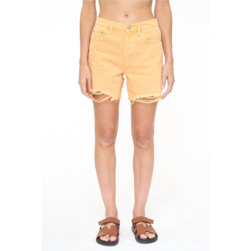 PISTOLA devin high rise mom cut off shorts in nectar