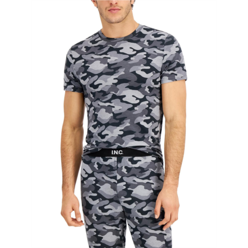 INC mens knit camo print pajama top