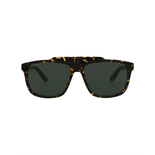 Gucci aviator-frame acetate sunglasses