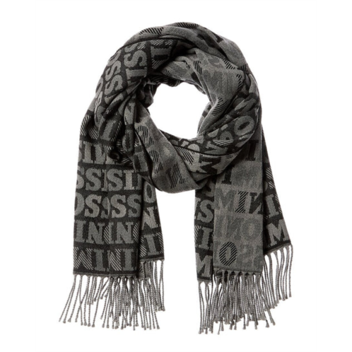 Missoni logo wool-blend scarf