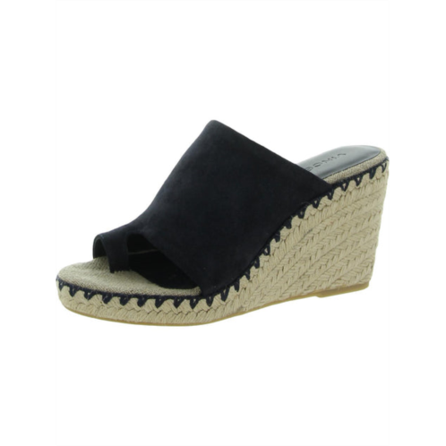 Vince sutherland womens suede slides espadrilles