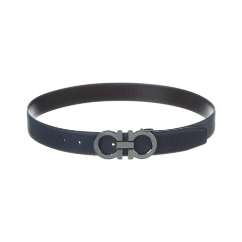 Salvatore Ferragamo ferragamo gancini reversible & adjustable leather belt