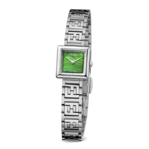 FENDI womens forever square diamond watch