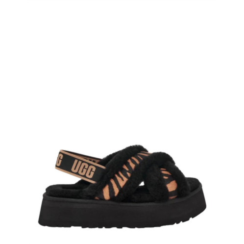 UGG womens disco cross slide in black