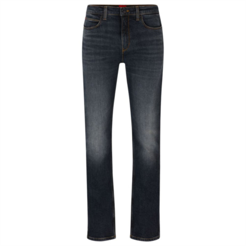 HUGO slim-fit jeans in gray stretch denim