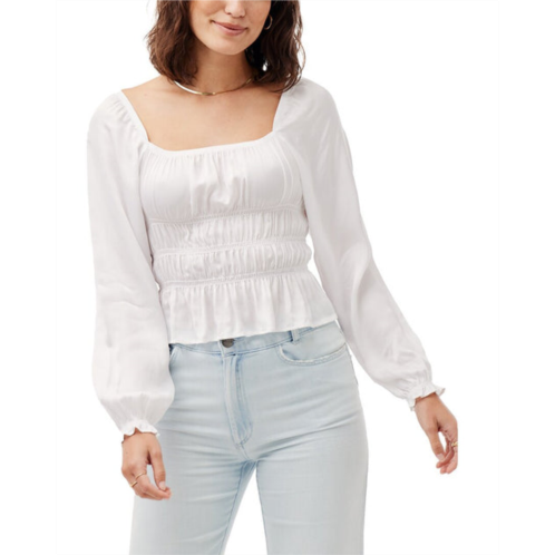 Bella Dahl smocked bodice top