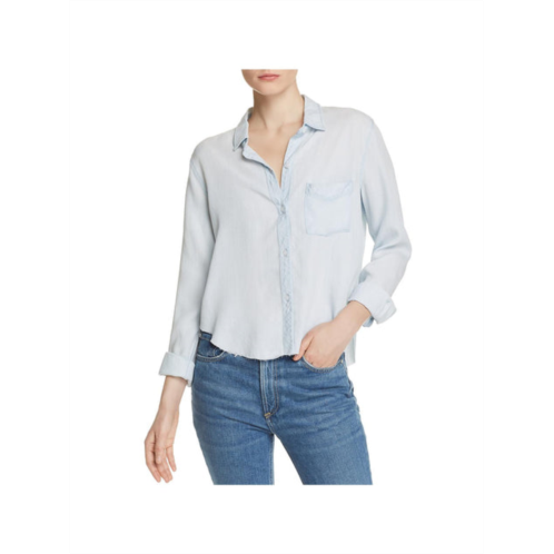 Rails dana womens tencel chambray button-down top