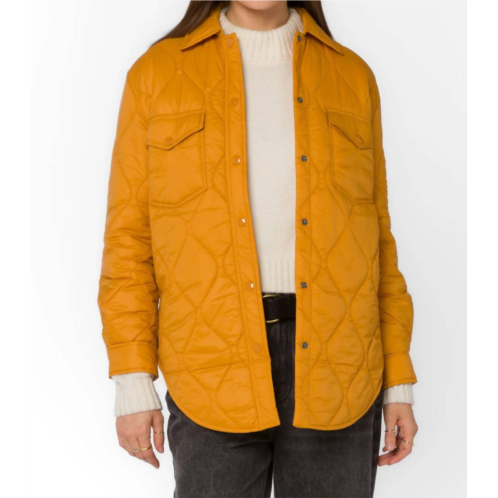Velvet Heart bella puffer jacket in butterscotch