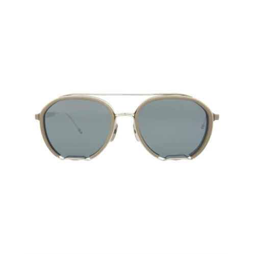 Thom Browne aviator-frame metal sunglasses