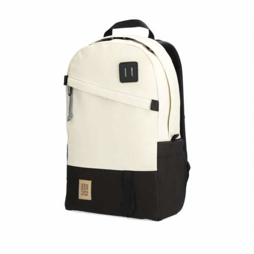 Topo Designs mens daypack classic bag in bone white/black