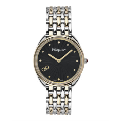 Salvatore Ferragamo cuir bracelet watch