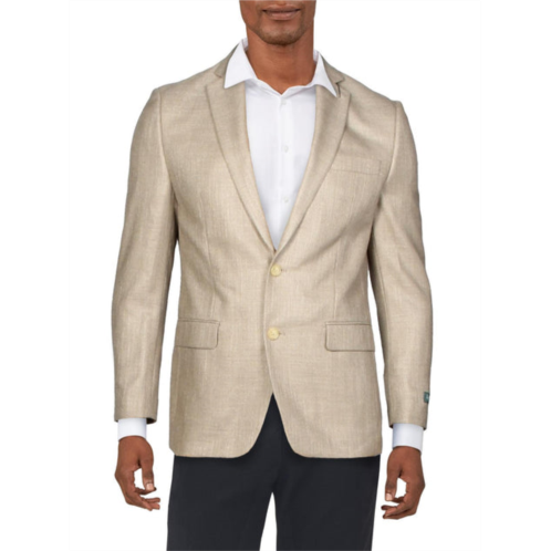 POLO RALPH LAUREN mens linen blend business two-button blazer