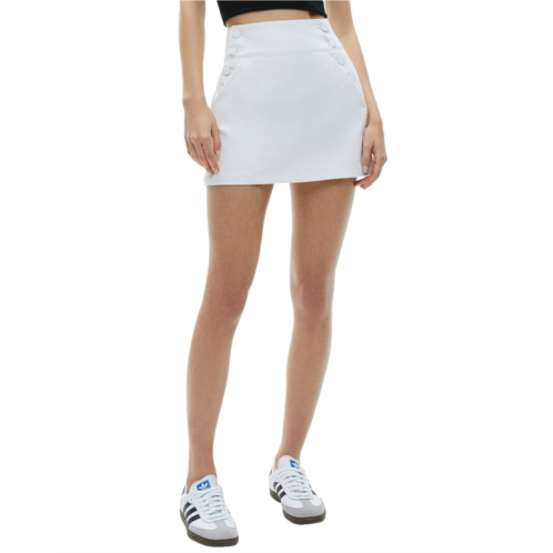 Alice olivia donald high-rise side skirt