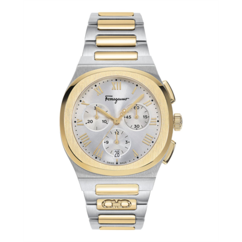 Salvatore Ferragamo ferragamo elliptical chronograph watch