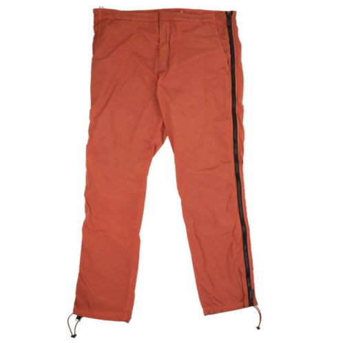 Heron Preston side zipper pants - orange