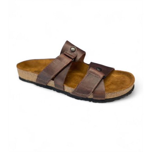 NAOT mens everwood sandal in crazy horse leather