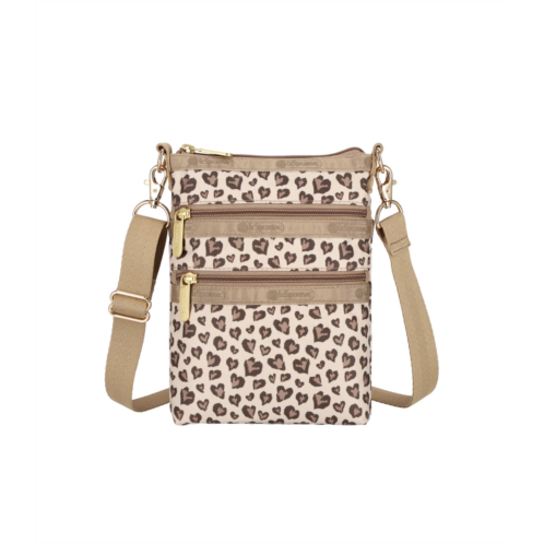 LeSportsac 3-zip crossbody