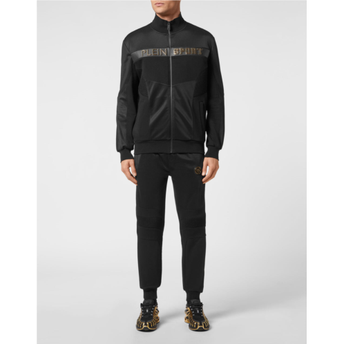 PLEIN SPORT tracksuit: zip-up jacket + jogging pants statement