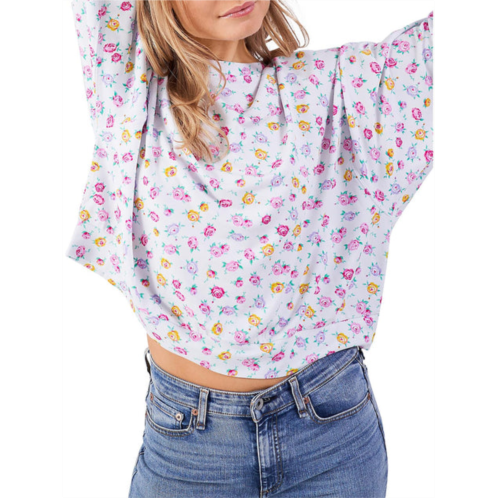 Stripe & Stare womens floral print modal sweatshirt