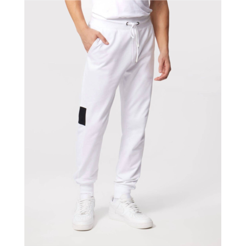 Psycho Bunny mens wilkes sweatpants in white