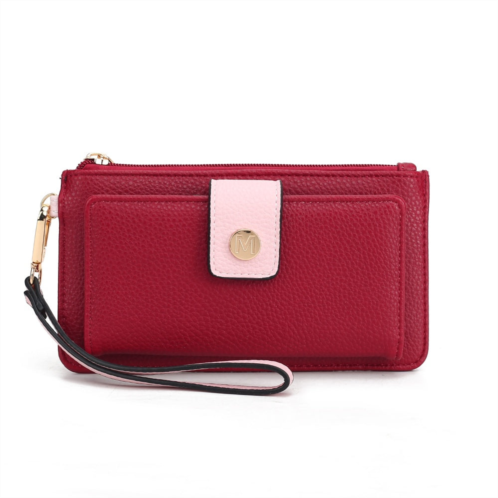 MKF Collection By Mia K. mkf collection olympe vegan leather womens wristlet wallet by mia k