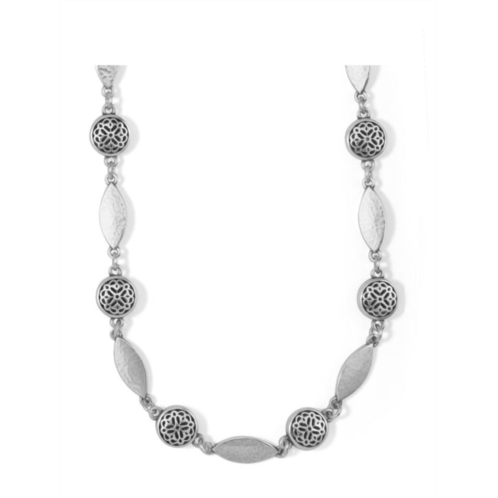 Brighton ferrara willow collar necklace in silver