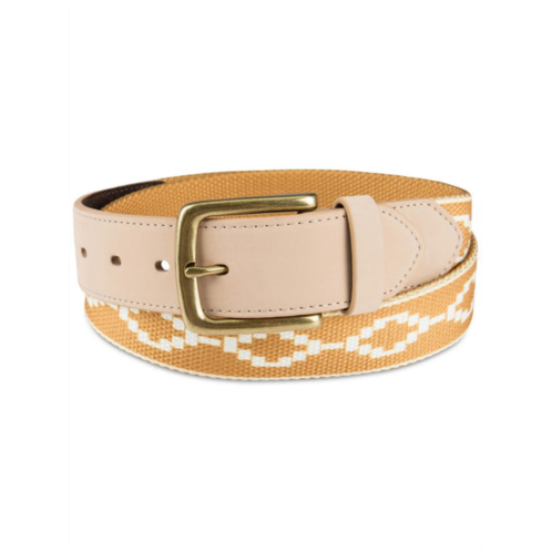 Sun + Stone mens woven western casual belt