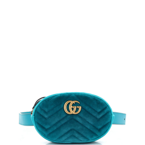 Gucci gg marmont belt bag matelasse velvet