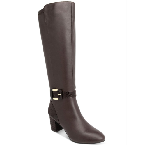 Karen Scott isabell womens pull on wide calf knee-high boots