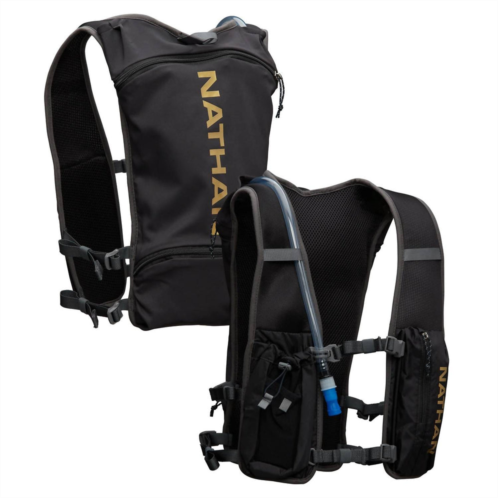 Nathan Sports unisex quickstart 2.0 4 liter hydration pack in black/gold