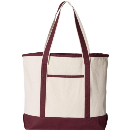Q-Tees 34.6l large canvas deluxe tote