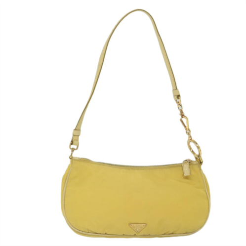 Prada tessuto synthetic shoulder bag (pre-owned)