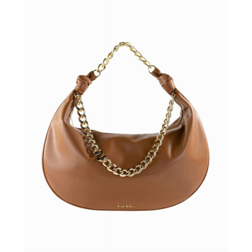 Nicole Miller womens hobo bag in tan