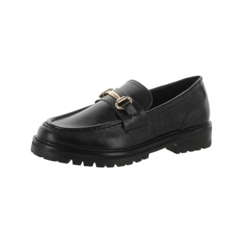 Steve Madden mistor womens patent lugged sole loafers