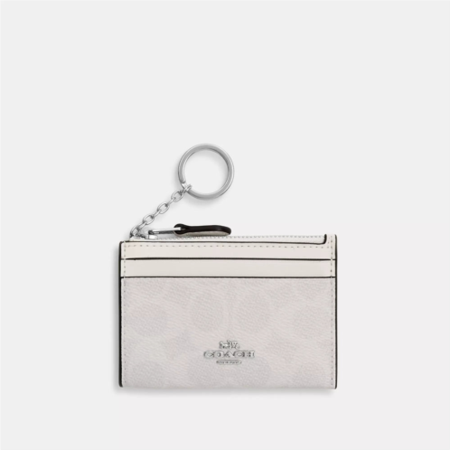 Coach Outlet mini skinny id case in signature canvas