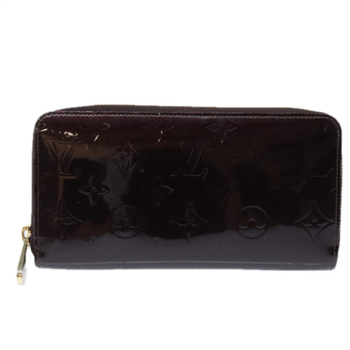 Louis Vuitton zippy wallet patent leather wallet (pre-owned)