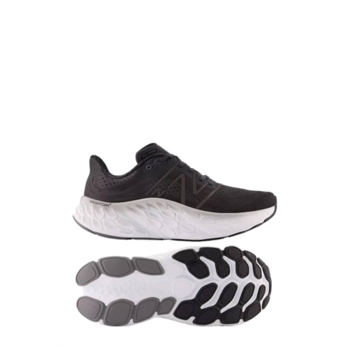 New Balance mens fresh foam x more v4 running shoes- 4e/ extra wide width in black/phantom