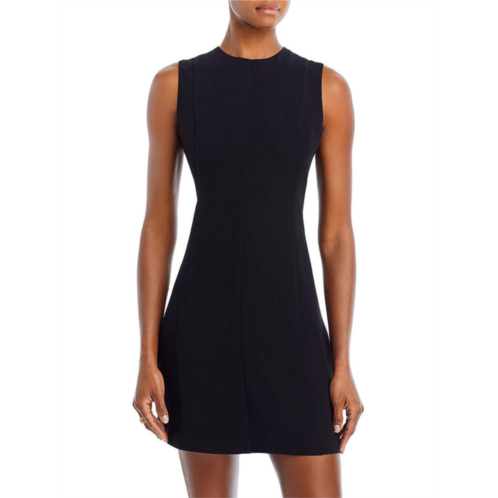 Theory womens crewneck mini shift dress