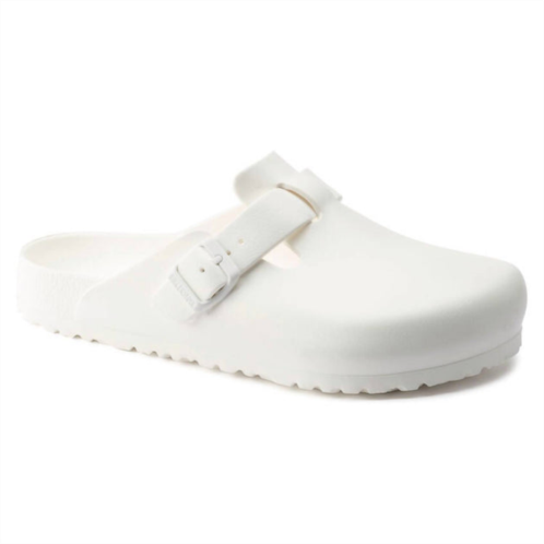 BIRKENSTOCK womens boston eva clog - medium/narrow in white