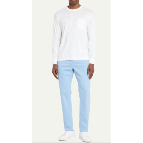 Monfrere brando parisian luxe jean in pastel blue