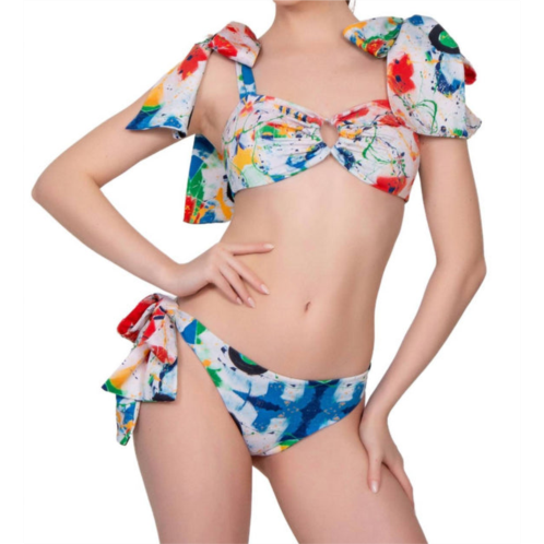 Bela Brand lua bikini in print arte