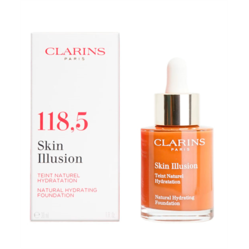 Clarins skin illusion natural hydrating foundation 118.5 chocolate 1 oz