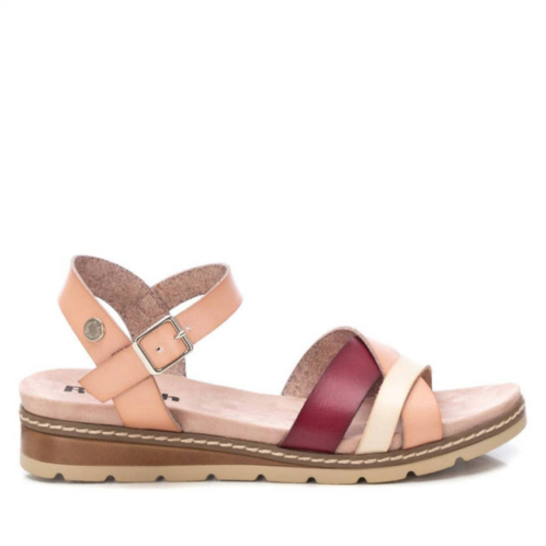 Xti womens wedge sandals in nude